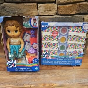 🆕 Baby Alive Cupcake Birthday Baby Doll -  super snacks and diapers